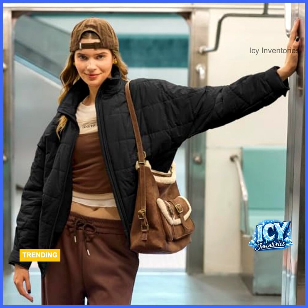 Oversized Lightweight Down Coat Packable Puffer J… - image 5